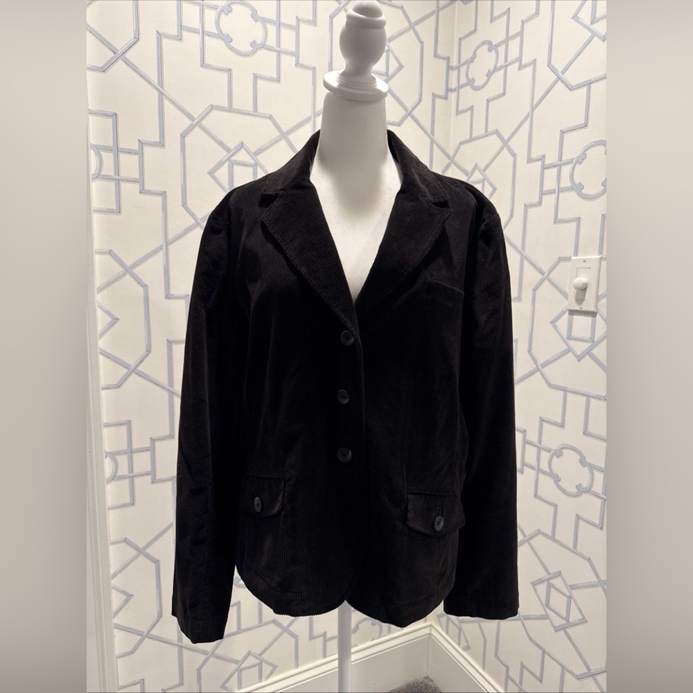 Talbots Stretch Corduroy Blazer